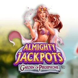 Almighty Jackpots: Garden of Persephone casino game by Novomatic – featured logo at BalooBet Casino