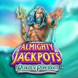 Almighty Jackpots – Realm of Poseidon logo by Novomatic at BalooBet Casino