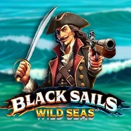 Black Sails Wild Seas slot logo by Infinity Dragon Studios at BalooBet Casino
