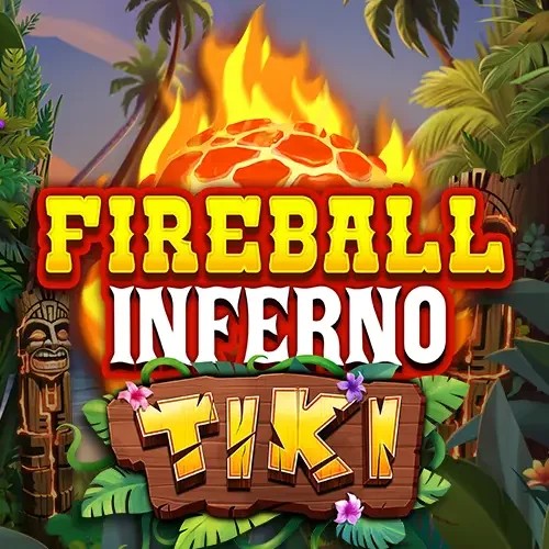 Official Slots logo: Fireball Inferno Tiki by NetEnt at BalooBet Casino