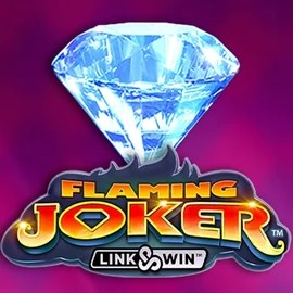 Flaming Joker Link and Win slot logo by Barstruck at BalooBet Casino