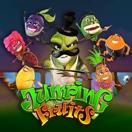Jumping Fruits logo by Wazdan at BalooBet Casino