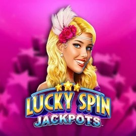 Lucky Spin Jackpots online game logo by Novomatic on baloobet-be.com