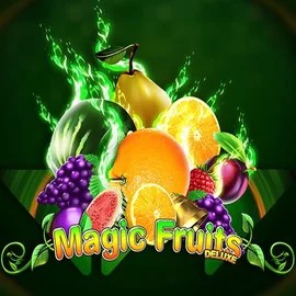 Magic Fruits Deluxe online game logo by Wazdan on baloobet-be.com