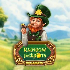 Rainbow Jackpots Megaways slot visual from Red Tiger Gaming available on baloobet-be.com