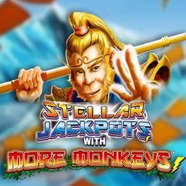 Try Stellar Jackpots with More Monkeys slot by Lightning Box Game on baloobet-be.com – logo image
