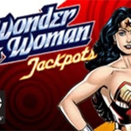 Wonder Woman Jackpots slot logo by Amaya at BalooBet Casino